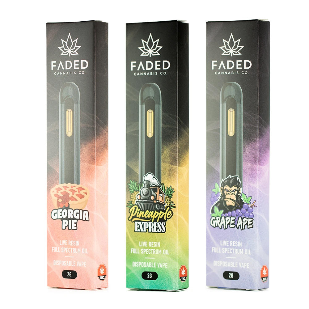 2mL Live Resin Vape Pens – Faded Cannabis Co.